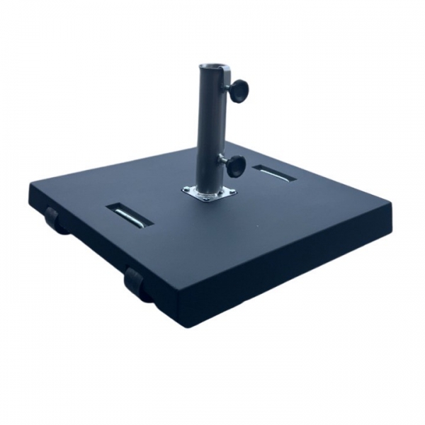 Base de chapéu SUEVO c/ 2 rodas pintado preto mate