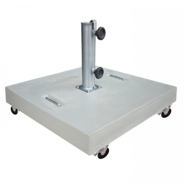 Base de chapéu SUEVO c/ 4 rodas natural cinza