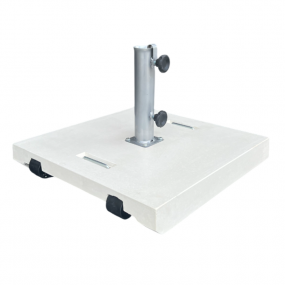 Base de chapéu SUEVO c/ 2 rodas natural branco