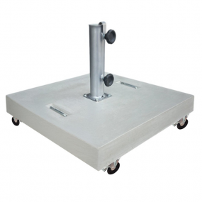 Base de chapéu SUEVO c/ 4 rodas natural cinza