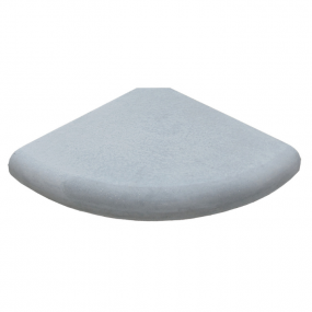 Base 4 peças pequena cimento natural cinza